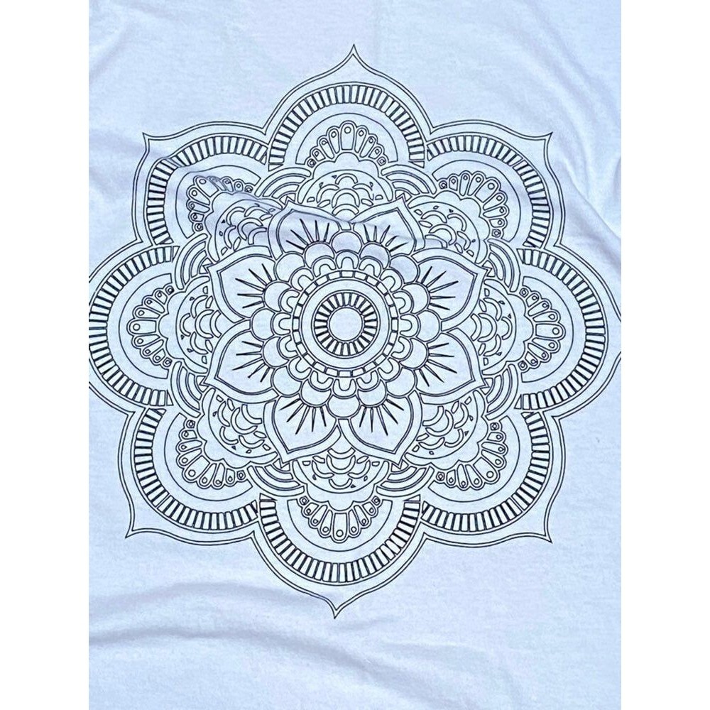 Womens Mandala t Shirt size med - Picture 2 of 3